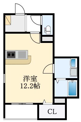 狭山駅 徒歩5分 2階の物件間取画像