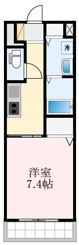 北野田駅 徒歩6分 2階の物件間取画像