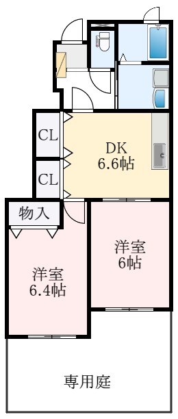 栂・美木多駅 徒歩27分 1階の物件間取画像