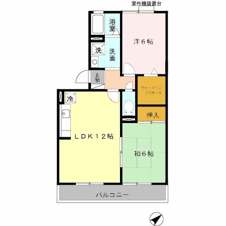 パストラル狭山の物件間取画像