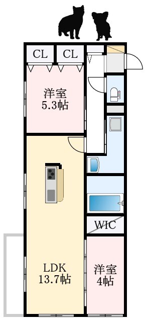 LAZOterrace(ラソテラス）の物件間取画像