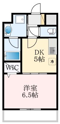 喜志駅 徒歩4分 1階の物件間取画像