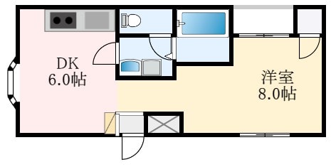 ラフィーネ1号館の物件間取画像