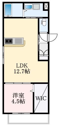 萩原天神駅 徒歩10分 3階の物件間取画像