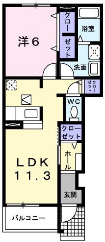 パークサイドステージの物件間取画像