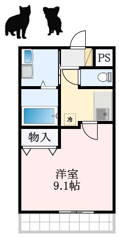 シャルマン桂の物件間取画像