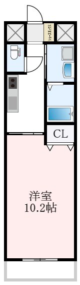 ＴＫアンバーコート深井の物件間取画像