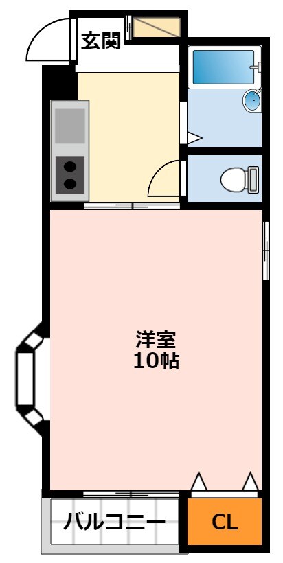 ハイツサンマルクの物件間取画像