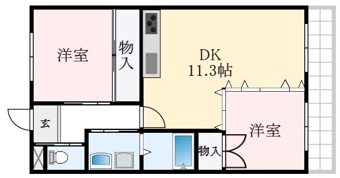 アミューレット深井の物件間取画像