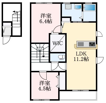 RelaFort(リラフォート)Aの物件間取画像