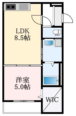 深井駅 徒歩8分 1階の物件間取画像