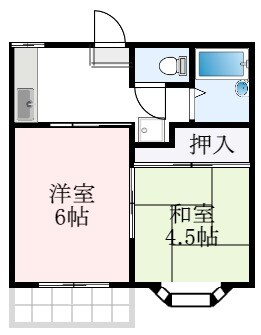 さかえコーポAの物件間取画像