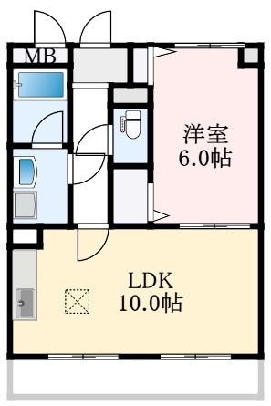 滝谷駅 徒歩5分 1階の物件間取画像