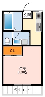 ラフォーレ金剛の物件間取画像