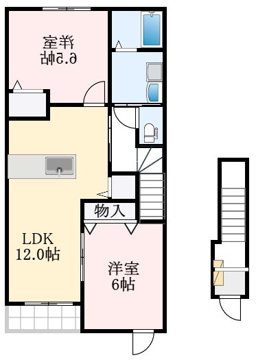 シェーネエレガンシアの物件間取画像