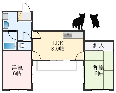 グレイスフル深井の物件間取画像