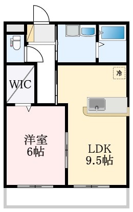 クレセントの物件間取画像