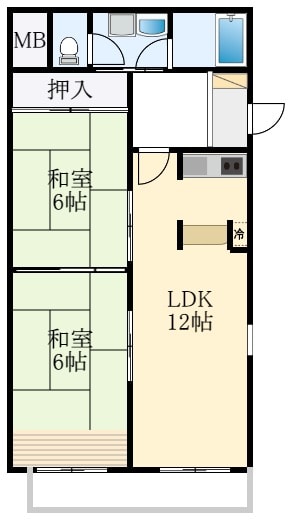 ラポール百舌鳥の物件間取画像