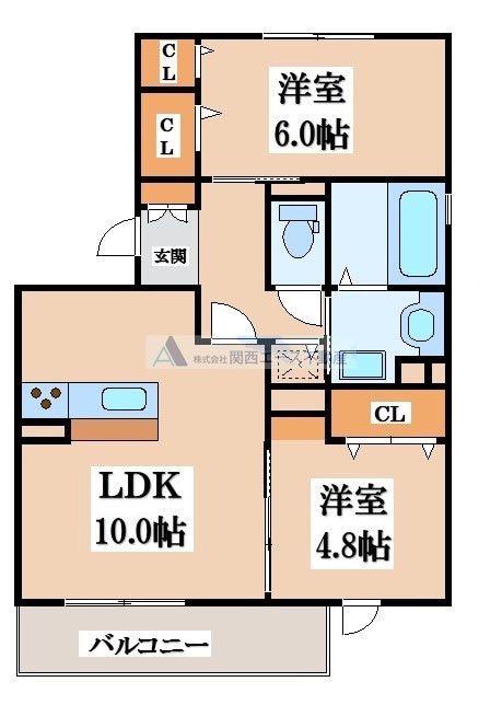 グレースＤ棟の物件間取画像