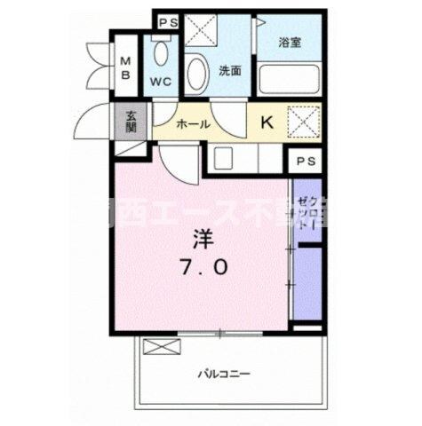 ロイヤルコート巽北の物件間取画像