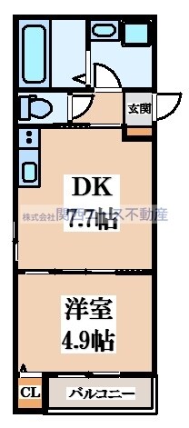 シティコート徳庵の物件間取画像