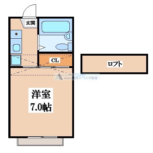 フローラ楓の物件間取画像