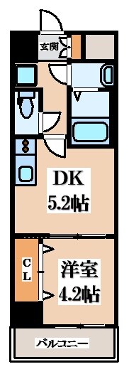 GARDENIA高井田の物件間取画像