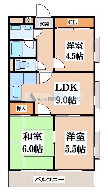 ドムール芝高の物件間取画像