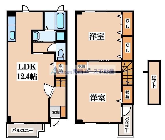 リヴェールの物件間取画像