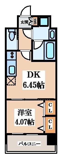 プレジオ布施EUROの物件間取画像