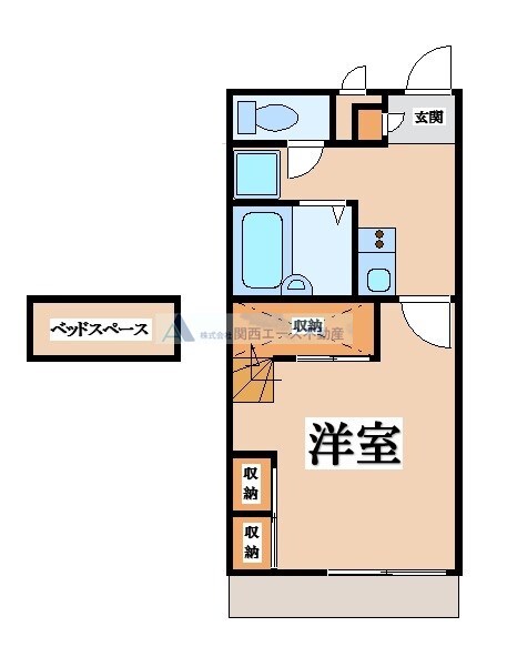 レオパレスシャルムの物件間取画像