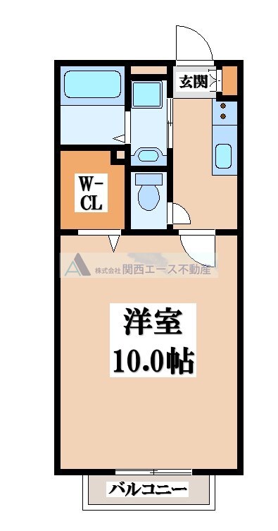 イーストフラワー弐番館の物件間取画像