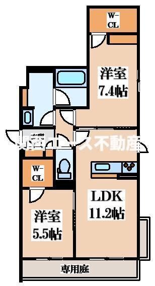 シャーメゾンルナピエナの物件間取画像