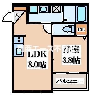 la tiedeurの物件間取画像