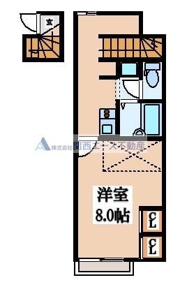 レオパレス後楽の物件間取画像