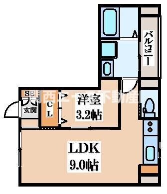 フォレストメゾン南鴻池の物件間取画像