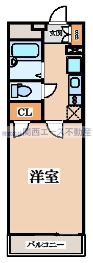 レオパレスWindⅡの物件間取画像