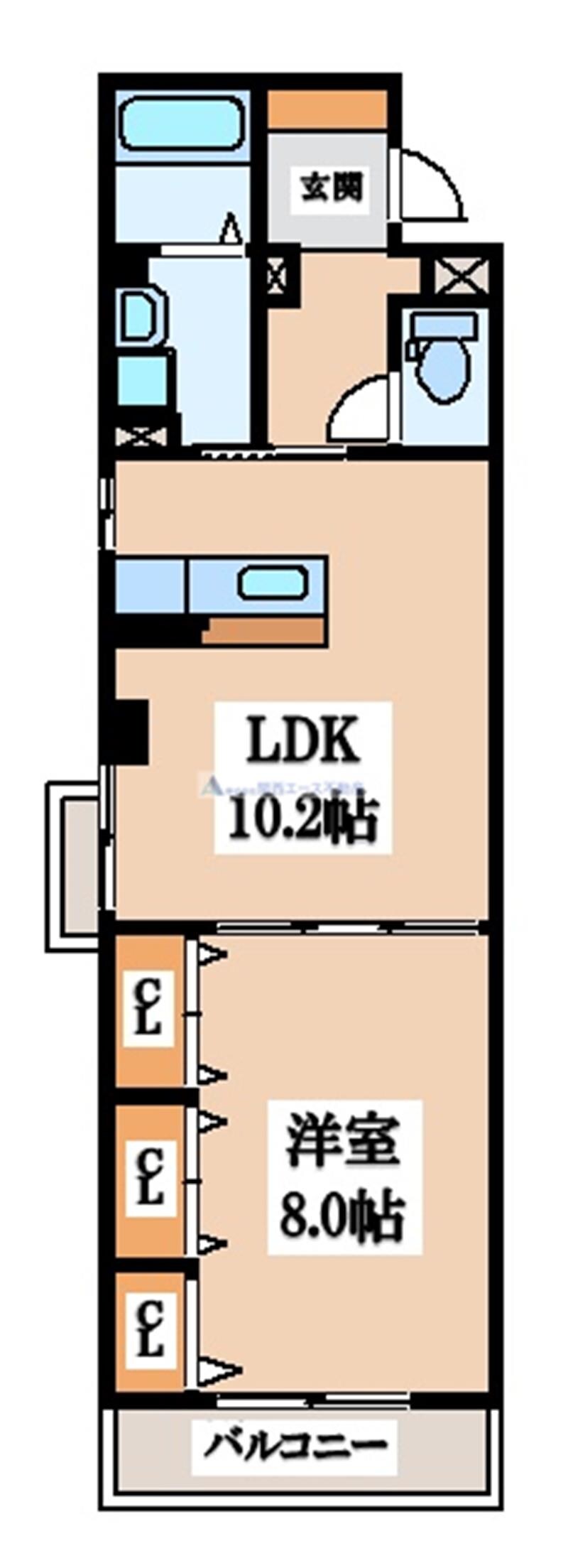 サル ドゥ セジュールⅡの物件間取画像