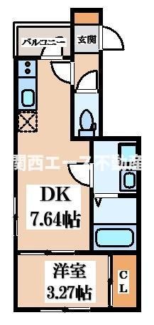 リブレメゾン弥刀Ⅰの物件間取画像