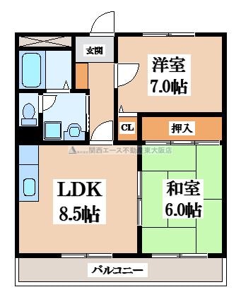 カレント・スクエアの物件間取画像