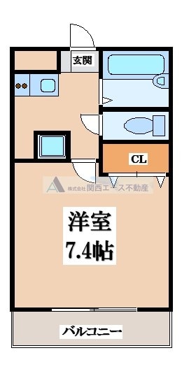 アムール四条の物件間取画像