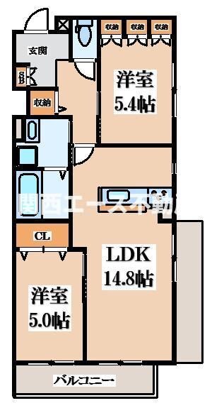 CasaCaneleの物件間取画像