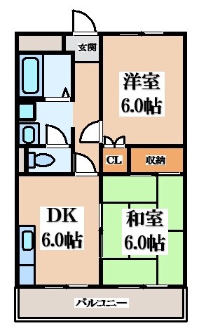 ワールドハイツ190の物件間取画像