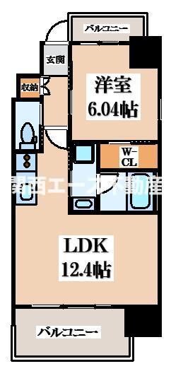 プレジオ森河内ASIANの物件間取画像