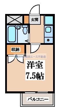 四条畷駅 徒歩4分 3階の物件間取画像