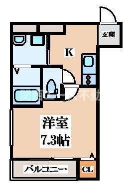 フジパレス長田ノースの物件間取画像