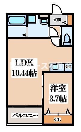 ジーメゾン東大阪衣摺の物件間取画像