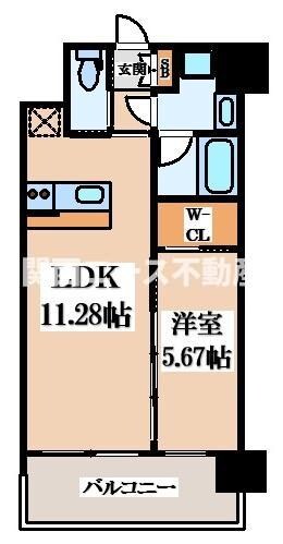 プレジオ森河内ASIANの物件間取画像