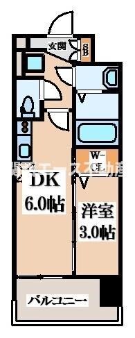 Luxe住道駅前の物件間取画像