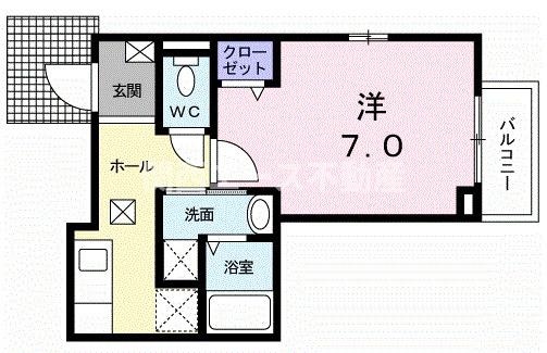 プラムコートⅡの物件間取画像